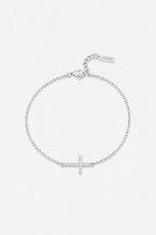 DIAMOND CROSS BRACELET