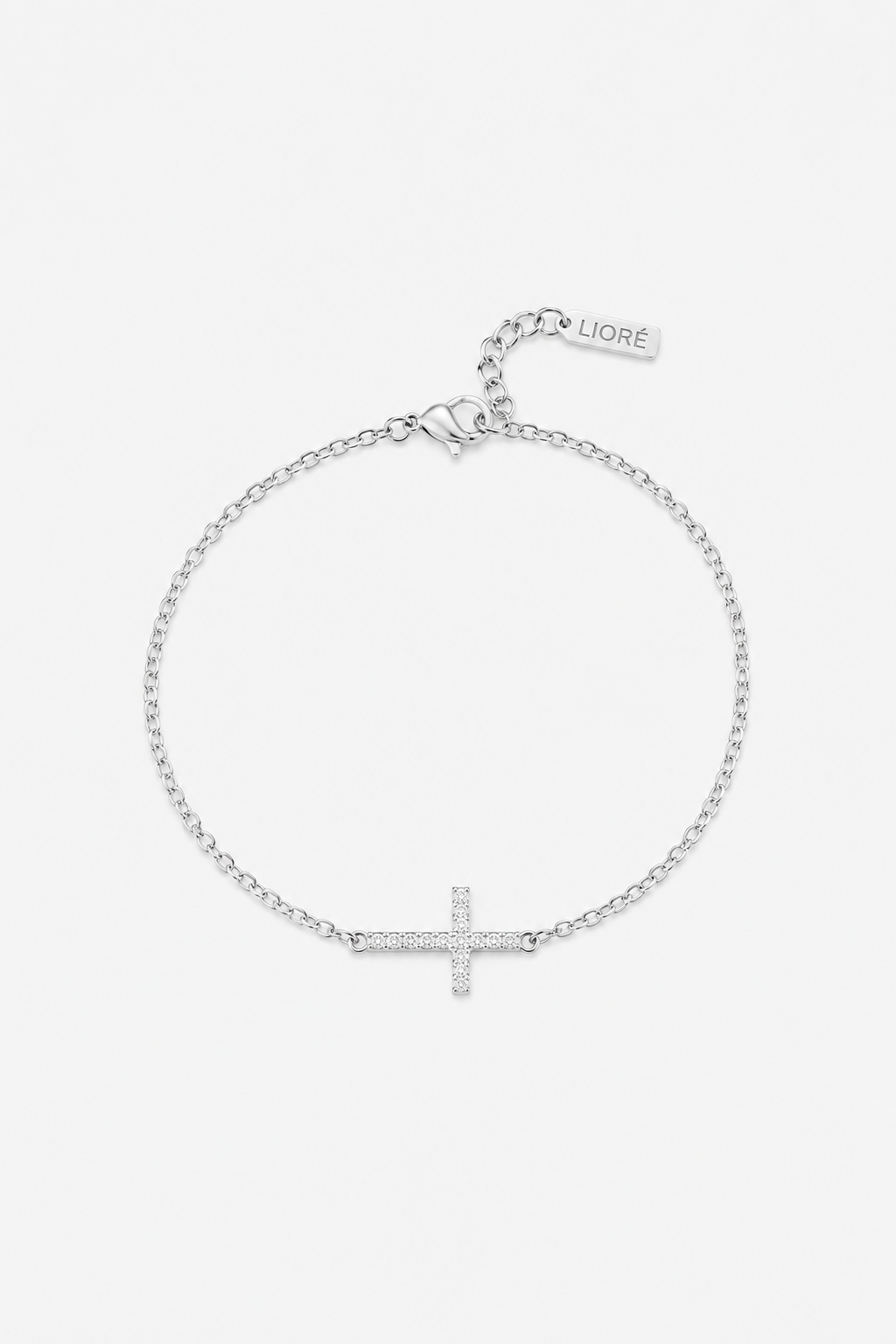 DIAMOND CROSS BRACELET